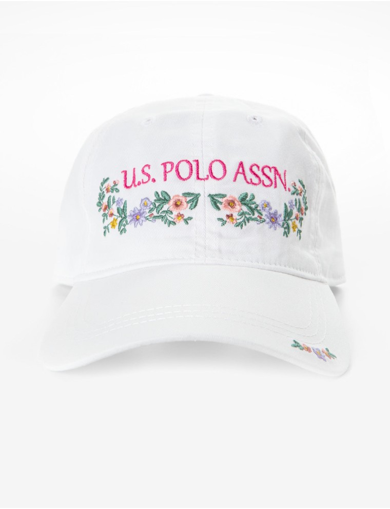 High-Quality FLORAL EMBROIDERED BASEBALL CAP In Stock