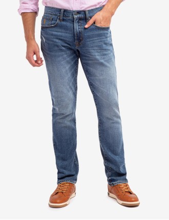 High-Quality 5 POCKET SLIM STRAIGHT FIT JEANS